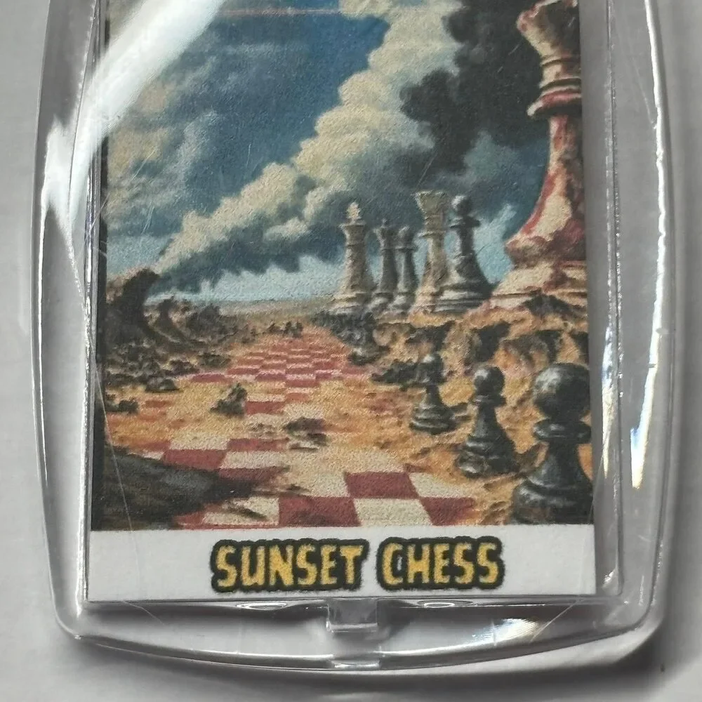 Aftermath - Chess Photo Keychain - Picture 2 of 3